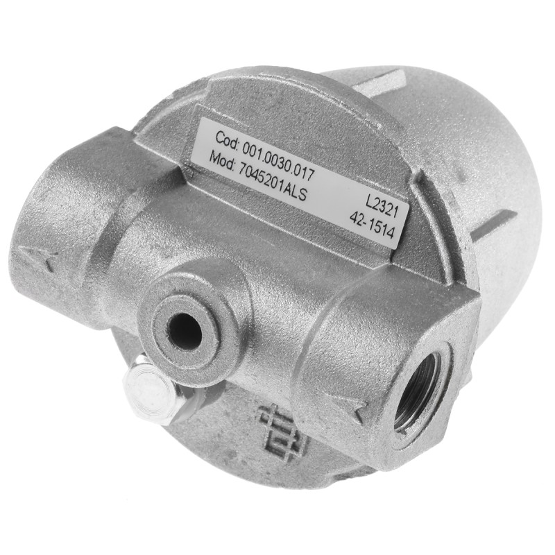 1 pcs - RS PRO 1 bar Aluminium Heating Oil Filter, 1/4 in BSPP, 61 x 61 x 75mm