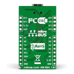 1 pcs - MikroElektronika USB 12C click MCP2221 Development Kit for MikroBUS MIKROE-1985