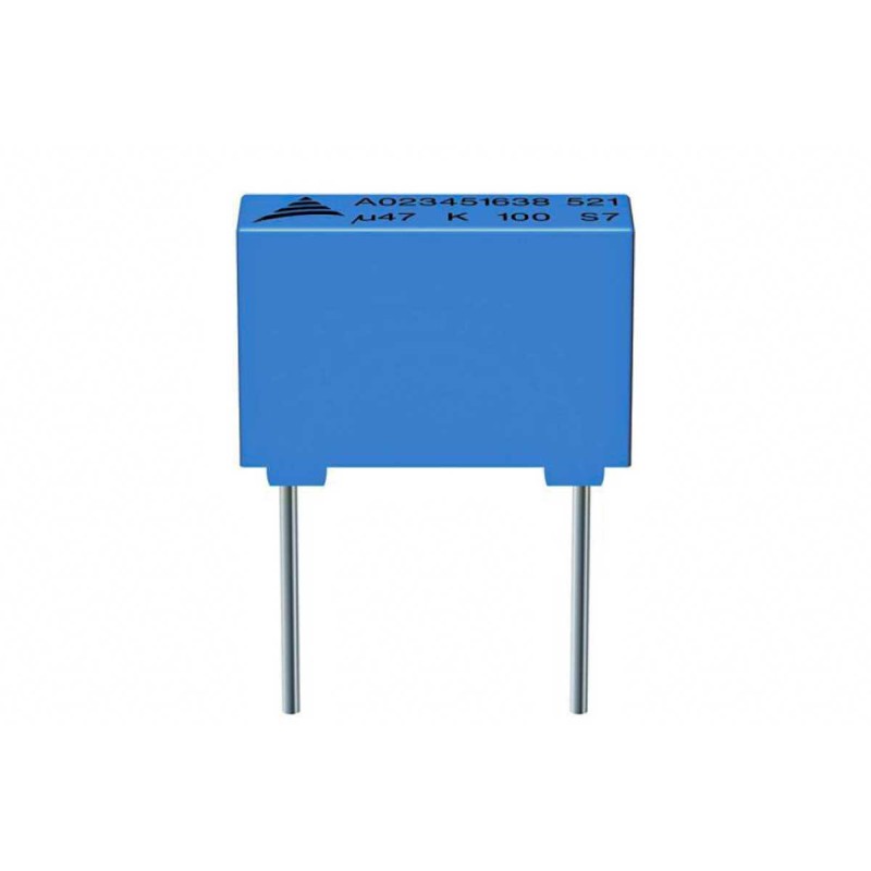 50 pcs - EPCOS B32521 Polyester Film Capacitor, 63 V ac, 100 V dc, ±10%, 100nF, Through Hole