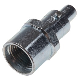 1 pcs - RS PRO Steel Female Pneumatic Quick Connect Coupling, Rp 3/8 Female Threaded