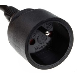 1 pcs - RS PRO 3m 1 Socket Type E - French Extension Lead, 230 V ac