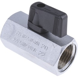 1 pcs - RS PRO Chrome Plated Brass Hydraulic Ball Valve G 1/2