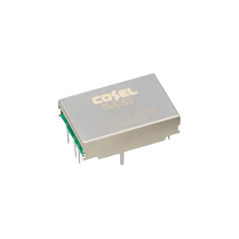 1 pcs - Cosel DC-DC Converter, 3.3V dc/ 600mA Output, 4.5 - 9 V dc Input, 3W, Through Hole, +85°C Max Temp -40°C Min Temp