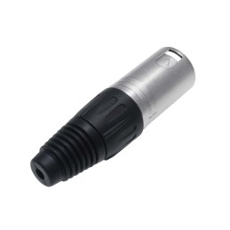 1 pcs - RS PRO Cable Mount XLR Connector, Male, 75 V, 3 Way, Silver Plating