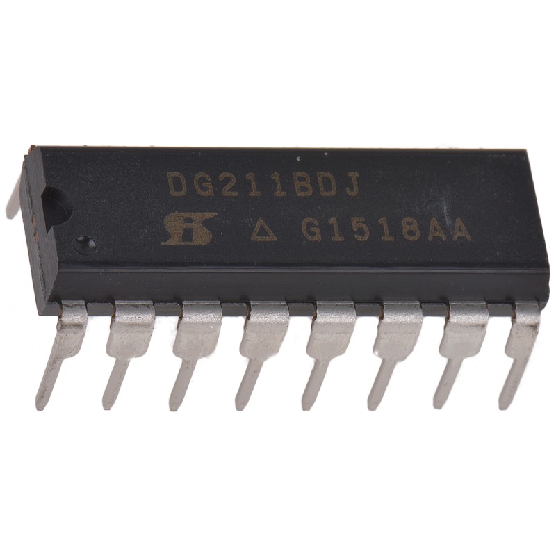 1 pcs - Vishay DG211BDJ-E3 Analogue Switch Quad SPST 12 V, 15 V, 18 V, 24 V, 5 V, 9 V, 16-Pin PDIP