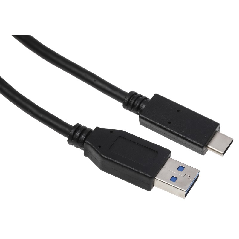 1 pcs - RS PRO USB 3.0, USB 3.1 Cable, Male USB A to Male USB C Cable, 2m
