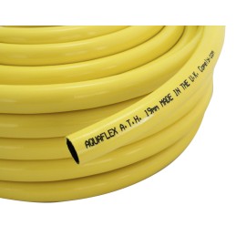 1 pcs - RS PRO Hose Pipe, PVC, 25mm ID, 32.5mm OD, Yellow, 50m