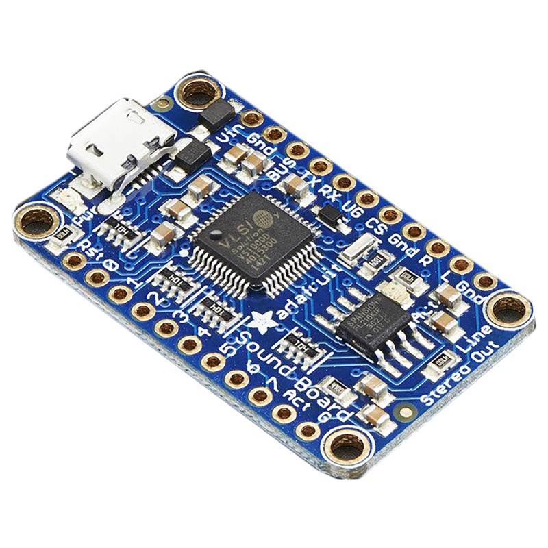 1 pcs - Adafruit 2342, Mini Sound FX Audio Processor Application Board