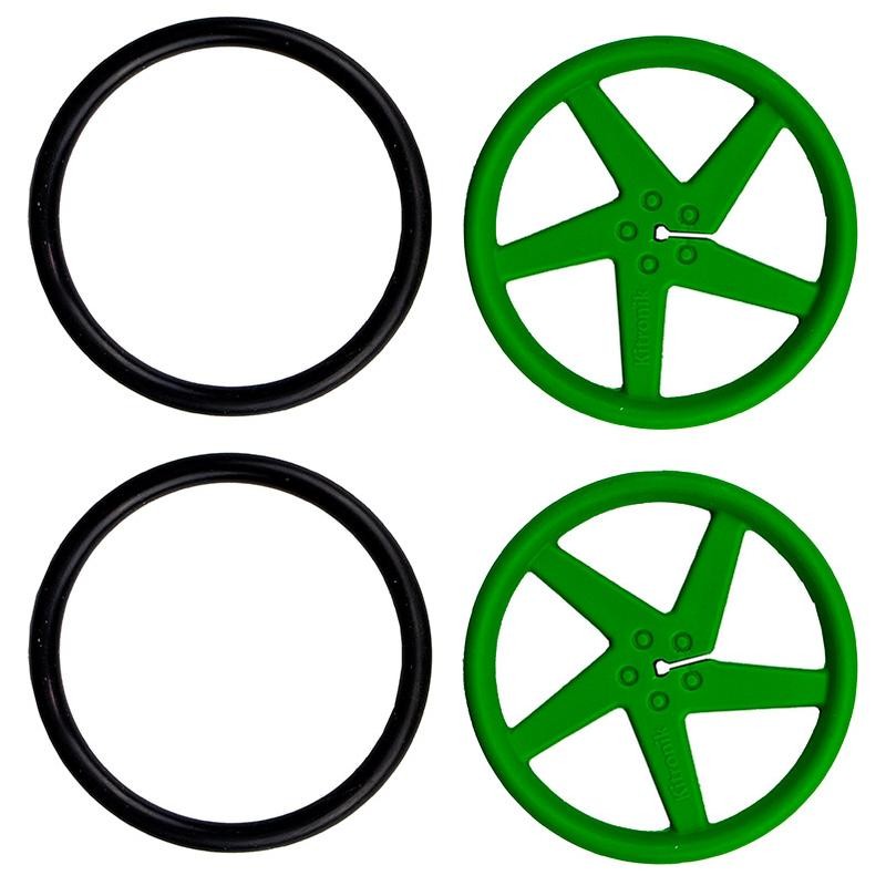 1 pcs - Pair Of 5 Spoke Wheels