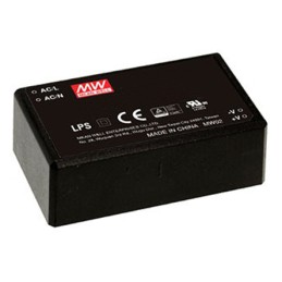 1 pcs - MEAN WELL Switching Power Supply, IRM-45-12, 12V dc, 3.8A, 45.6W, 1 Output, 85 - 264V ac Input Voltage