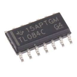 1 pcs - TL084CD Texas Instruments, Op Amp, 3MHz, 14-Pin SOIC