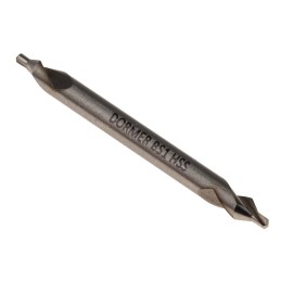 1 pcs - Dormer A225 Series HSS Centre Drill Bit, 1/8' - 3/64' Diameter, 38 mm Overall