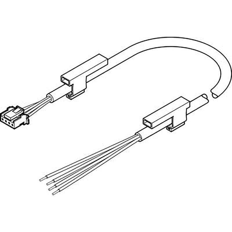 1 pcs - Festo Cable, NEBS Series, For Use With SPAB Series Pressure Sensor