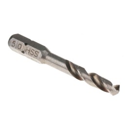 1 pcs - RS PRO HSS Twist Drill Bit, 5mm Diameter