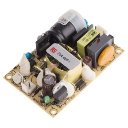 1 pcs - MEAN WELL Switching Power Supply, EPS-25-24, 24V dc, 1.05A, 25W, 1 Output, 120 - 370 V dc, 85 - 264 V ac