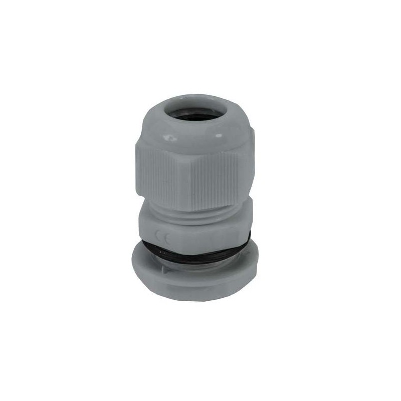 5 pcs - HellermannTyton NGM Series Grey Nylon Cable Gland, M40 Thread, 22mm Min, 32mm Max, IP68