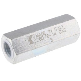 1 pcs - RS PRO Steel Single Inline Mounting, Hydraulic Check Valve, G 1/4, 15L/min