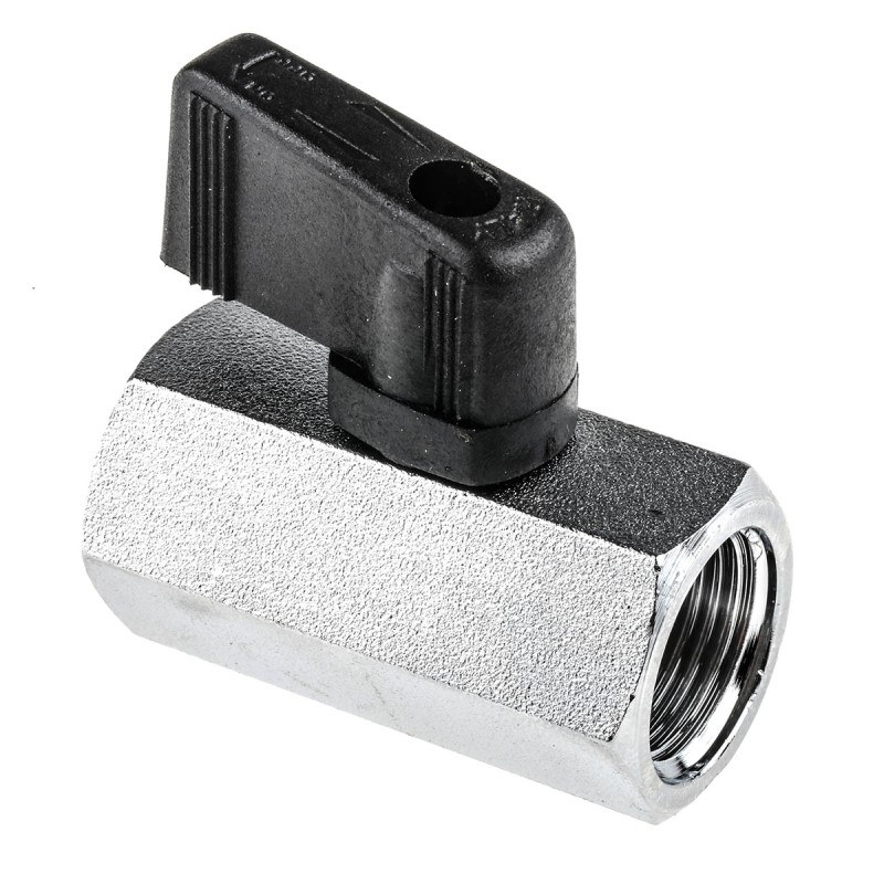 1 pcs - RS PRO Chrome Plated Brass Hydraulic Ball Valve G 3/8