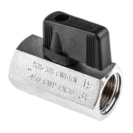 1 pcs - RS PRO Chrome Plated Brass Hydraulic Ball Valve G 3/8