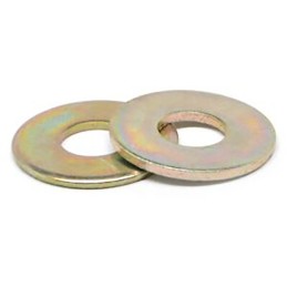 100 pcs - Steel Plain Washers