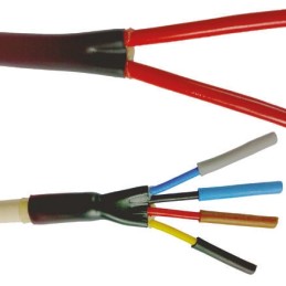 5 pcs - RS PRO Heat Shrink Tubing, Grey 1.6mm Sleeve Dia. x 1.2m Length 2:1 Ratio