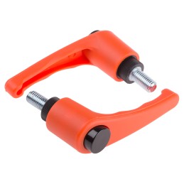 2 pcs - RS PRO Clamping Lever, M10 x 20mm