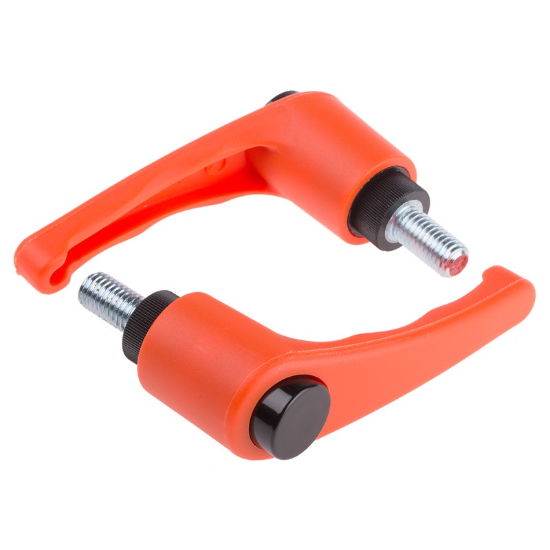 2 pcs - RS PRO Clamping Lever, M10 x 20mm