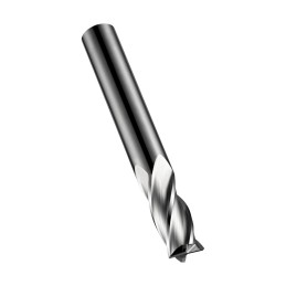 1 pcs - Dormer End Mill, 3mm Cutter, Solid Carbide, 3 mm Shank, 12mm Cut