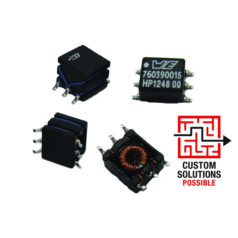 1 pcs - 1 Output 1.2W Push-Pull Switch Mode Power Supply Transformer, 24V dc, 12V dc, 4mH