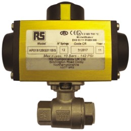 1 pcs - RS PRO Ball type Pneumatic Actuated Valve, BSP 2in, 1000 psi