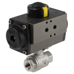 1 pcs - RS PRO Ball type Pneumatic Actuated Valve, BSP 3/8in, 1000 psi