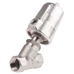 1 pcs - Festo Angle Seat type Pneumatic Actuated Valve, BSP 3/4in, 20 bar