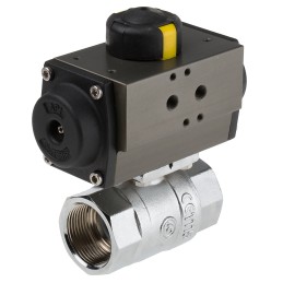 1 pcs - RS PRO Ball type Pneumatic Actuated Valve, BSP 1-1/4in, 40 bar