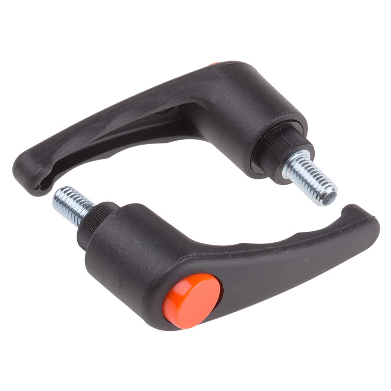 2 pcs - RS PRO Clamping Lever, M8 x 15mm