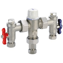 1 pcs - Reliance Cast Gun Metal Thermostatic Mixing Valve, 22mm BSP