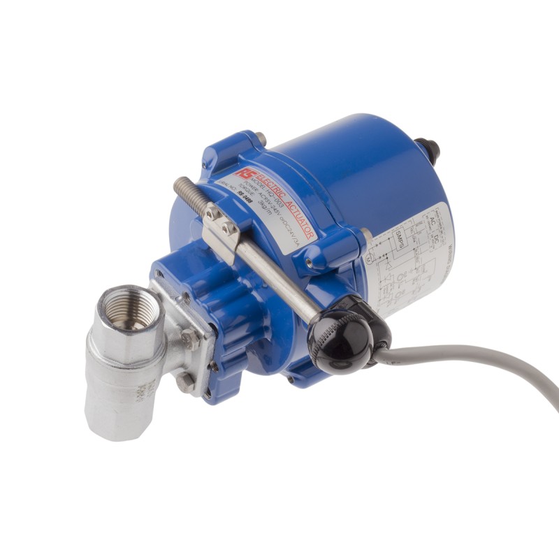 1 pcs - RS PRO Ball type Pneumatic Actuated Valve, BSP 1/2in, 40 bar