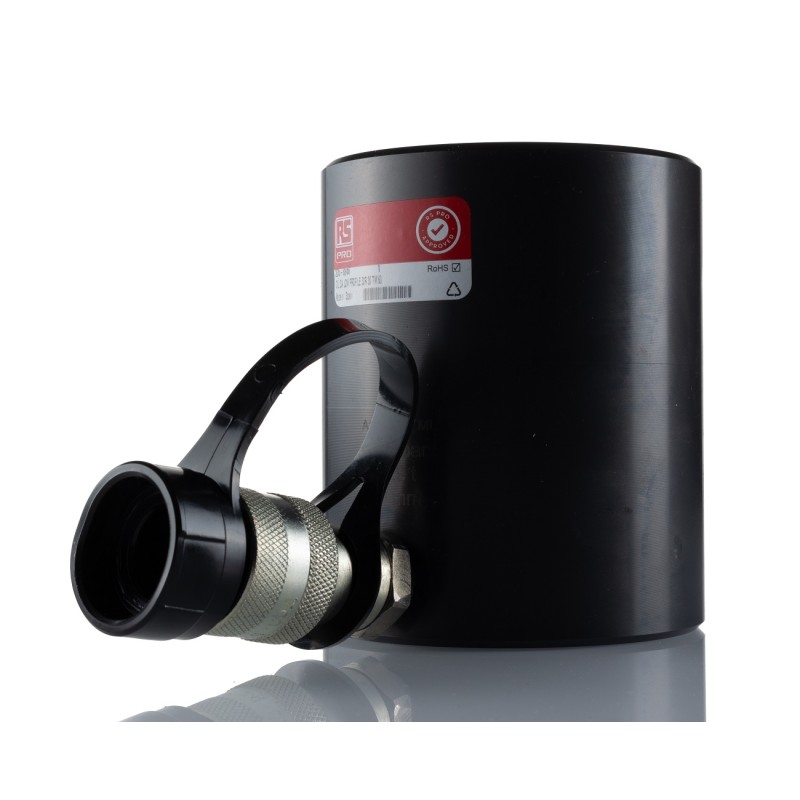 1 pcs - RS PRO Single, Portable Low Height Hydraulic Cylinder, 30t, 60mm stroke