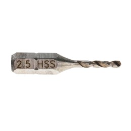 1 pcs - RS PRO HSS Twist Drill Bit, 2.5mm Diameter
