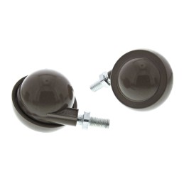 2 pcs - RS PRO Swivel Castor Wheel, 50kg Capacity, 50mm Wheel