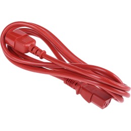 1 pcs - RS PRO IEC C13 Socket to IEC C14 Plug Power Cord, 2m