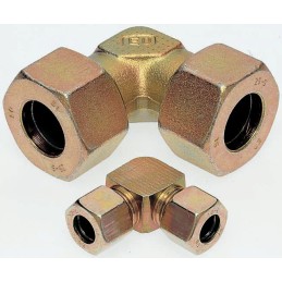 1 pcs - Parker EW Series Elbow Tube-toTube Adaptor, Push In 6 mm to Push In 6 mm, Tube-to-Tube Connection Style