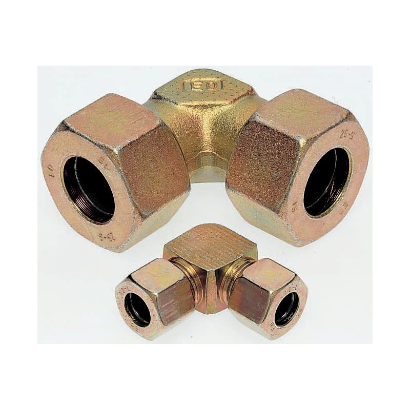 1 pcs - Parker EW Series Elbow Tube-toTube Adaptor, Push In 6 mm to Push In 6 mm, Tube-to-Tube Connection Style