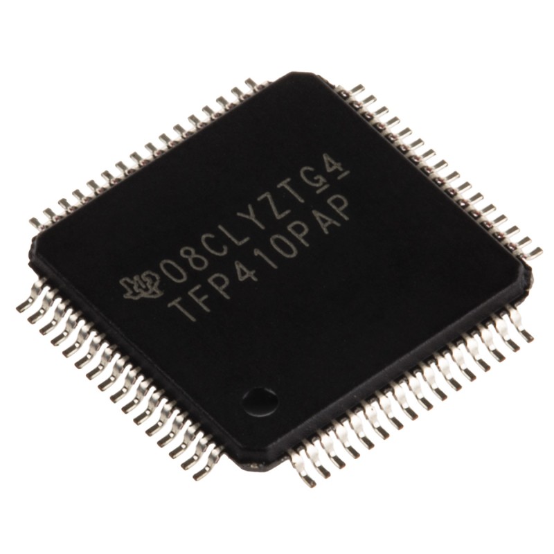 1 pcs - TFP410PAP, Video Encoder, 64-Pin HTQFP