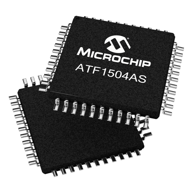 1 pcs - Microchip ATF1504AS-10AU44, CPLD ATF1504AS 64 Cells, 68 I/O, 3 Labs, 10ns, ISP, 44-Pin TQFP