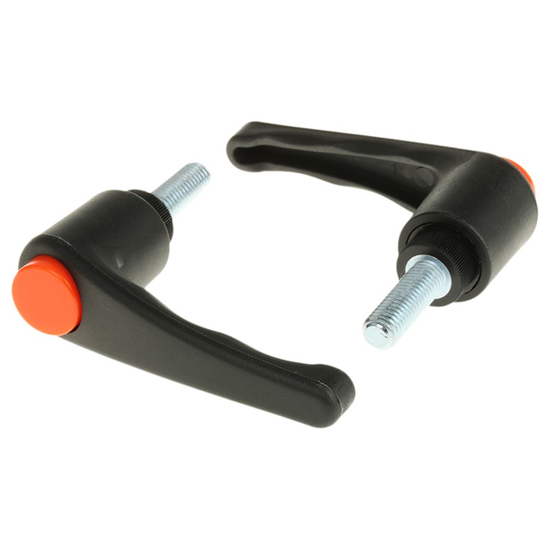 2 pcs - RS PRO Clamping Lever, M10 x 30mm