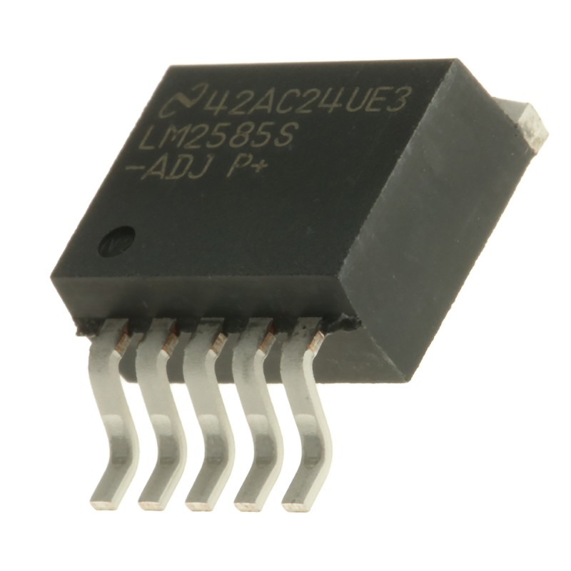 1 pcs - Texas Instruments LM2585S-ADJ/NOPB, Boost Converter, Step Up 3A Adjustable, 115 kHz 5-Pin, TO-263