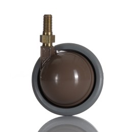 2 pcs - RS PRO Swivel Castor Wheel, 50kg Capacity, 50mm Wheel