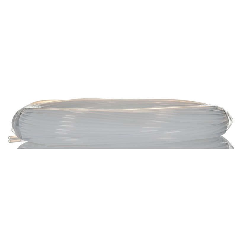 1 pcs - RS PRO Flexible Tube, PTFE, 4mm ID, 6mm OD, Clear, 50m