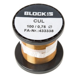 1 pcs - Block Single Core 0.75mm diameter Copper Wire, 20m Long