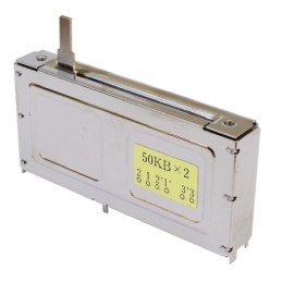 120 pcs - Bourns 10kΩ Slide Slide Potentiometer 1-Gang Through Hole, PTS01-11L-103B2